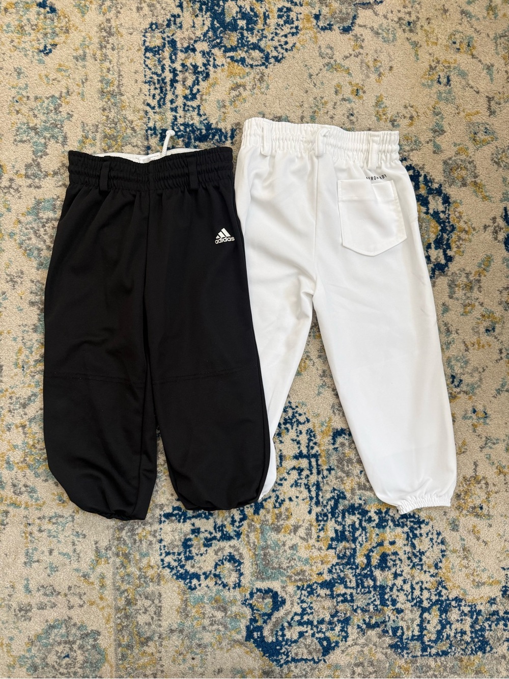 adidas XS baseball pants Black & White